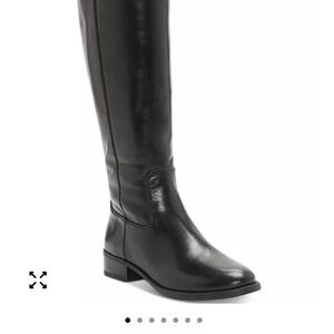 INC International Concepts Sleek Black Over the Knee Boots